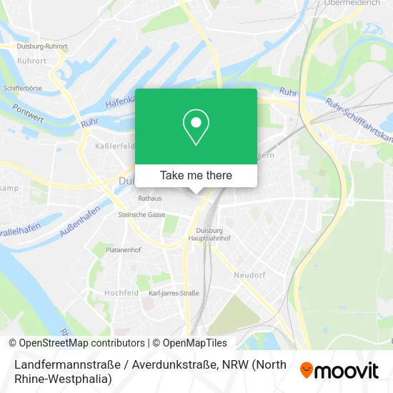 Карта Landfermannstraße / Averdunkstraße