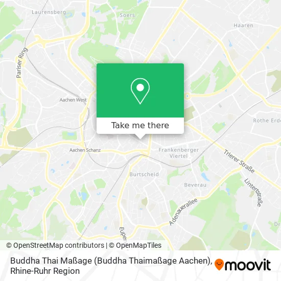 Карта Buddha Thai Maßage (Buddha Thaimaßage Aachen)