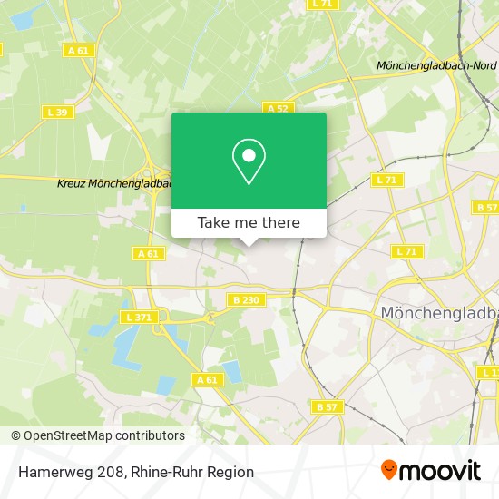 Hamerweg 208 map