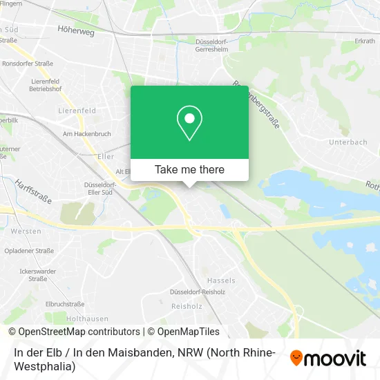 In der Elb / In den Maisbanden map