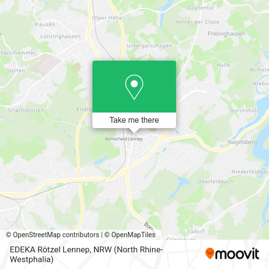Карта EDEKA Rötzel Lennep