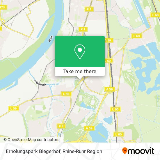 Erholungspark Biegerhof map