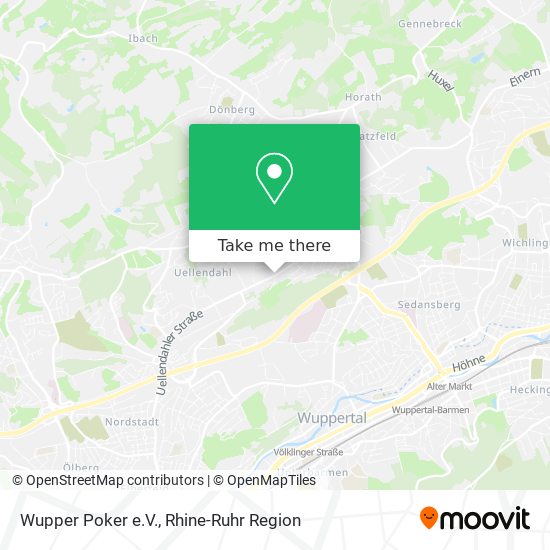 Wupper Poker e.V. map