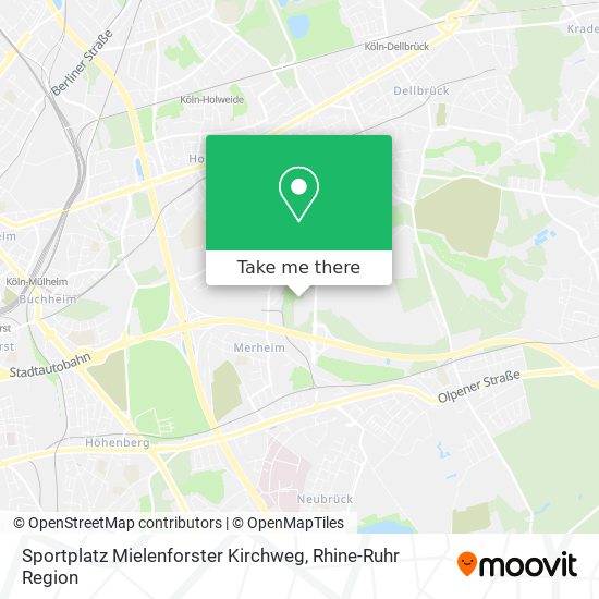 Sportplatz Mielenforster Kirchweg map