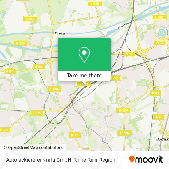 Autolackiererei Krafa GmbH map