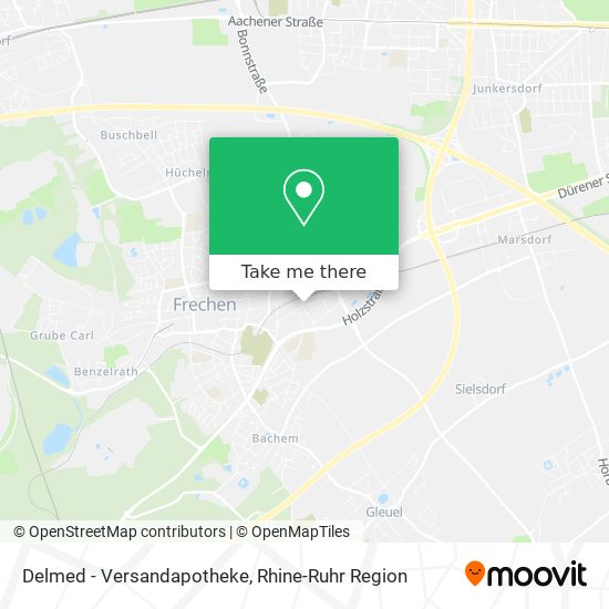 Delmed - Versandapotheke map