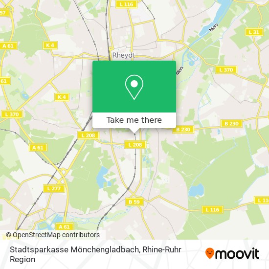 Stadtsparkasse Mönchengladbach map