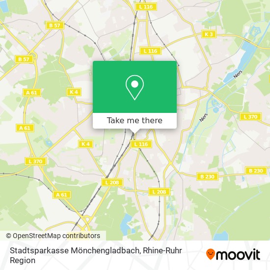 Stadtsparkasse Mönchengladbach map