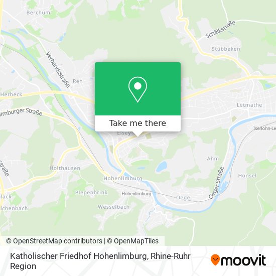 Карта Katholischer Friedhof Hohenlimburg