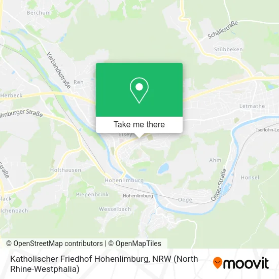 Katholischer Friedhof Hohenlimburg map