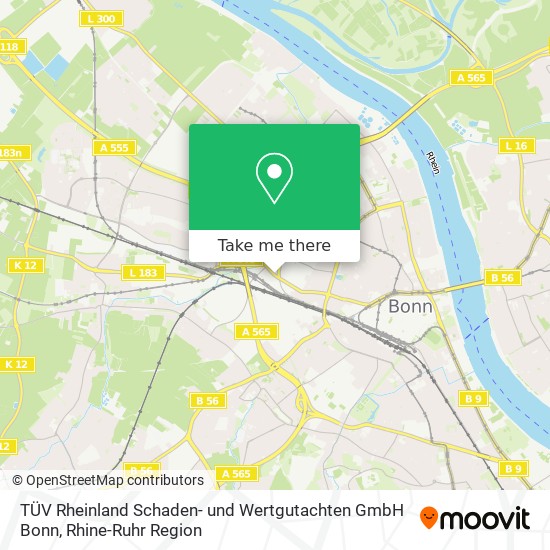 TÜV Rheinland Schaden- und Wertgutachten GmbH Bonn map