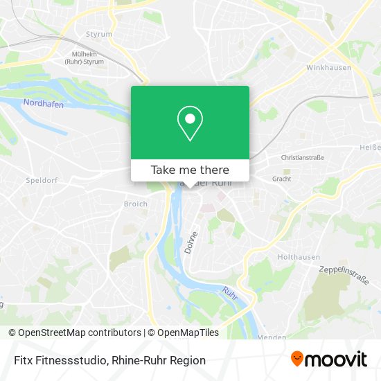 Fitx Fitnessstudio map