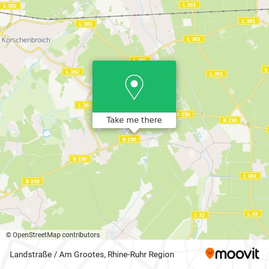 Landstraße / Am Grootes map