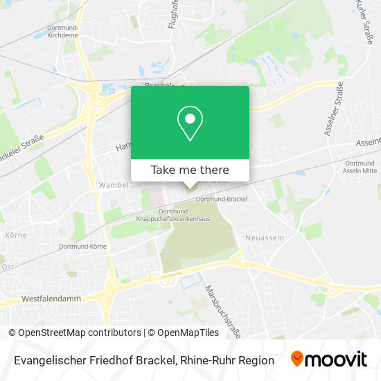 Evangelischer Friedhof Brackel map