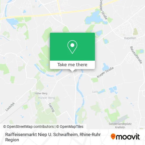Карта Raiffeisenmarkt Niep U. Schwafheim
