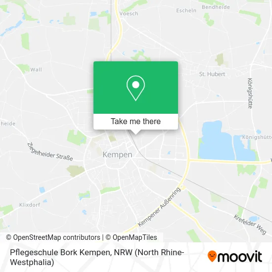 Pflegeschule Bork Kempen map