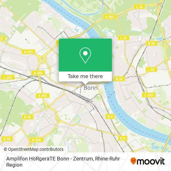 Amplifon HöRgeräTE Bonn - Zentrum map