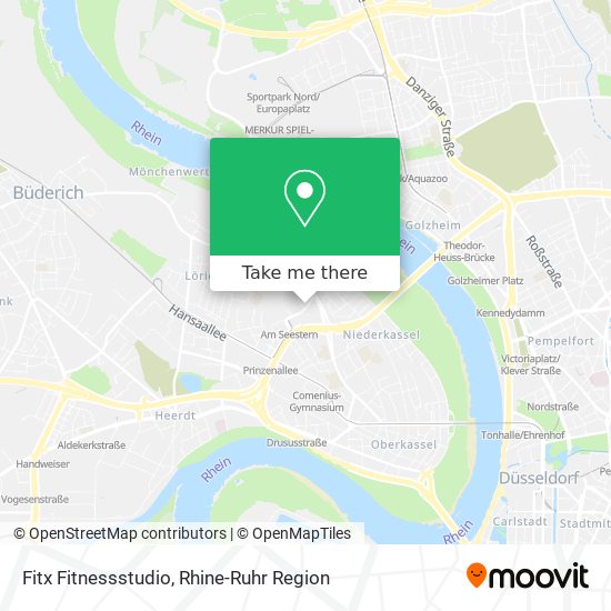 Fitx Fitnessstudio map