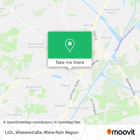 LIDL, Wiesenstraße map