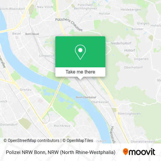 Карта Polizei NRW Bonn