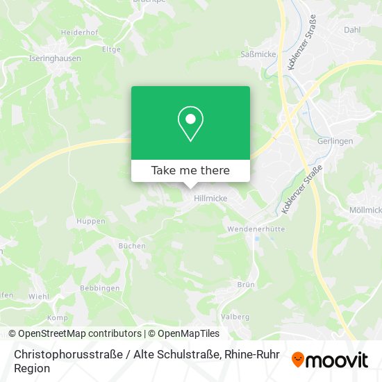 Christophorusstraße / Alte Schulstraße map