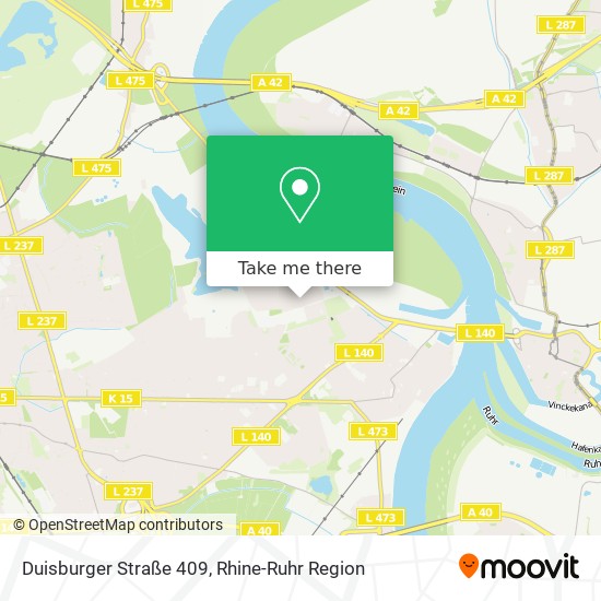 Duisburger Straße 409 map