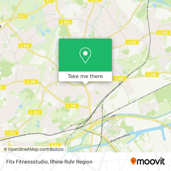 Fitx Fitnessstudio map