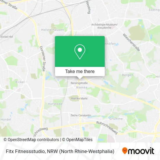 Карта Fitx Fitnessstudio