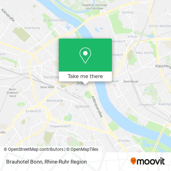 Brauhotel Bonn map