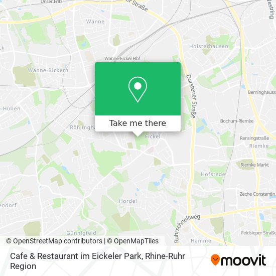Карта Cafe & Restaurant im Eickeler Park