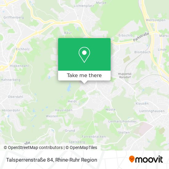Talsperrenstraße 84 map