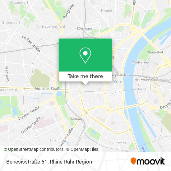 Benesisstraße 61 map