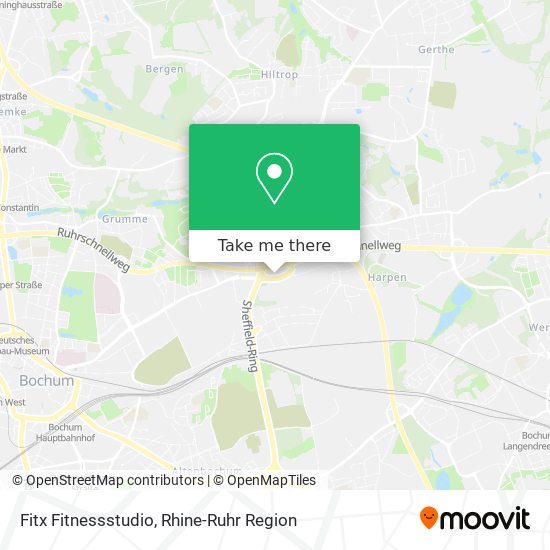 Fitx Fitnessstudio map