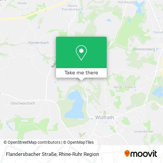Flandersbacher Straße map
