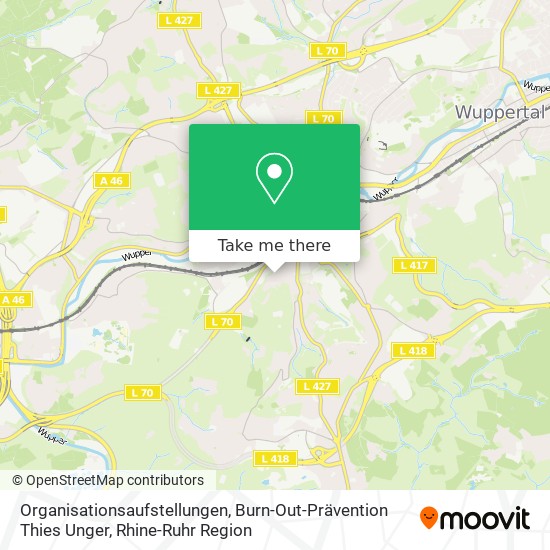 Organisationsaufstellungen, Burn-Out-Prävention Thies Unger map