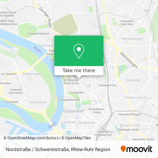 Карта Nordstraße / Schwerinstraße