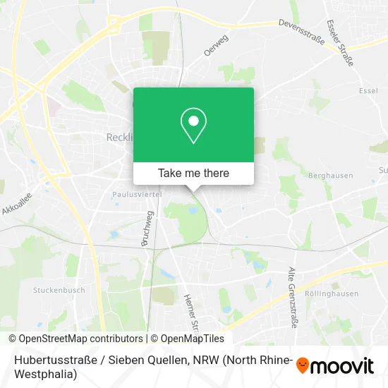 Карта Hubertusstraße / Sieben Quellen