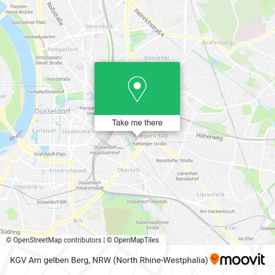 Карта KGV Am gelben Berg