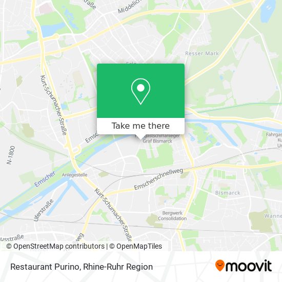 Restaurant Purino map