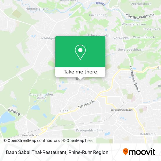 Карта Baan Sabai Thai-Restaurant
