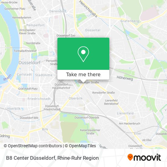 B8 Center Düsseldorf map