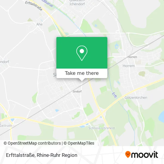 Карта Erfttalstraße