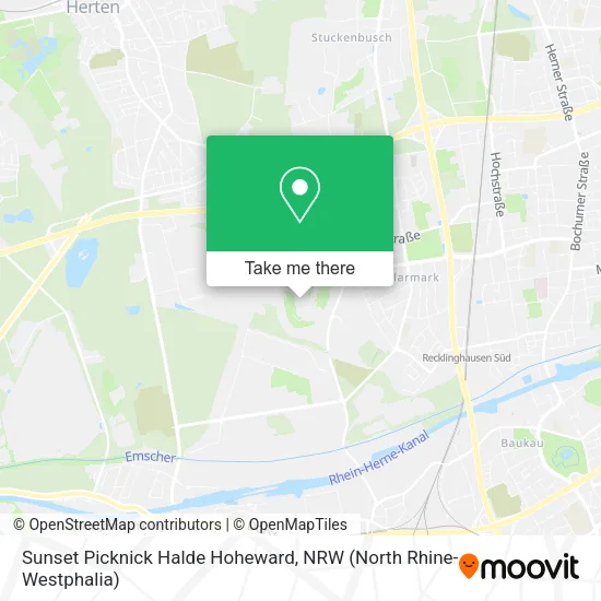 Карта Sunset Picknick Halde Hoheward