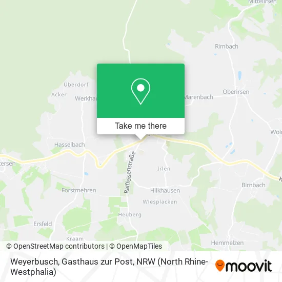 Карта Weyerbusch, Gasthaus zur Post