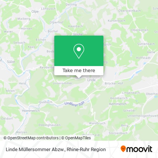 Linde Müllersommer Abzw. map