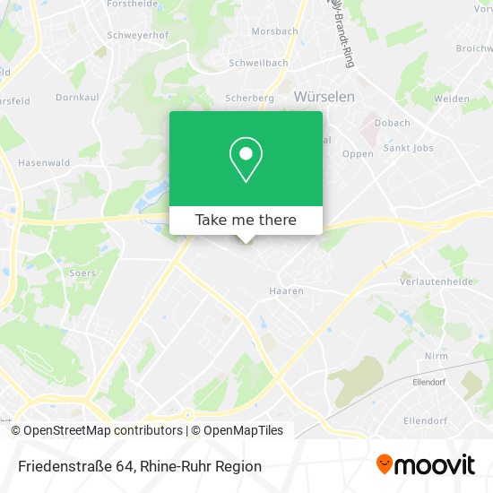 Friedenstraße 64 map