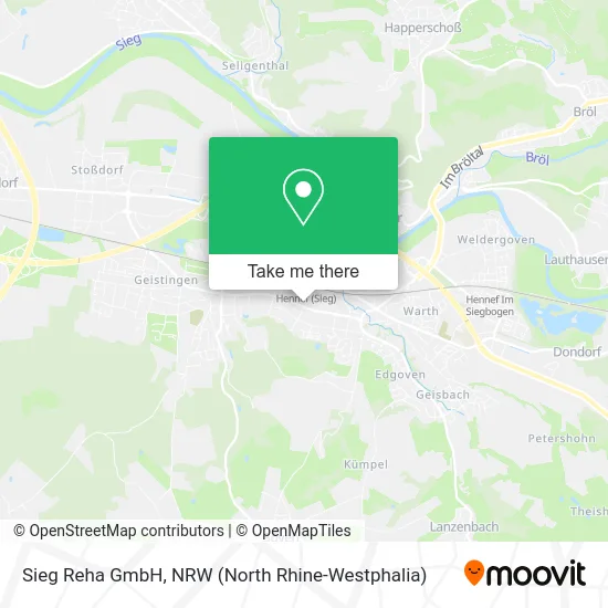 Sieg Reha GmbH map