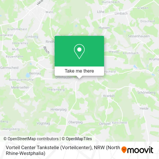 Карта Vorteil Center Tankstelle (Vorteilcenter)