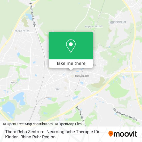 Thera Reha Zentrum. Neurologische Therapie für Kinder. map