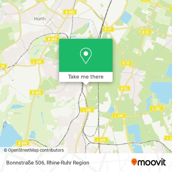 Bonnstraße 506 map